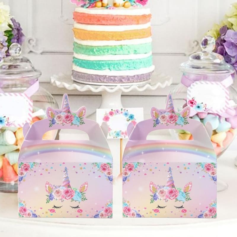 Unicorn Party Favor Boxes – 12 Piece | Small Treat Boxes 2 Unicorn Favor Boxes 12 Piece Small