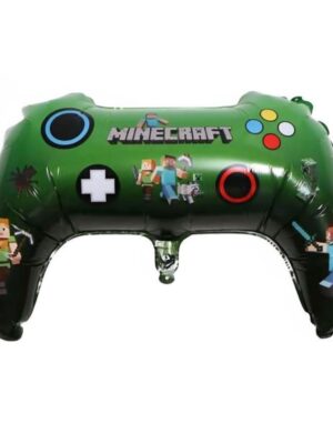 Video Controller Shaped Foil Balloon Minecraft Inspired Party Decoration