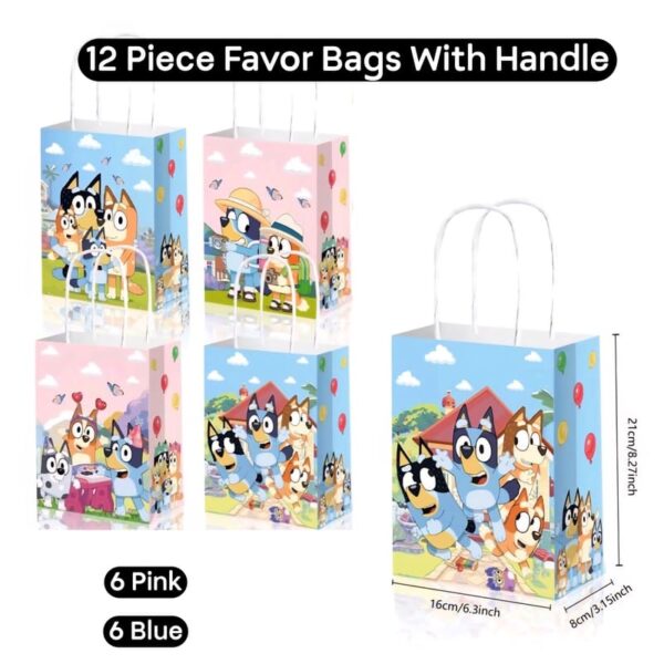 Bluey And Friends Themed Party Favor Bags