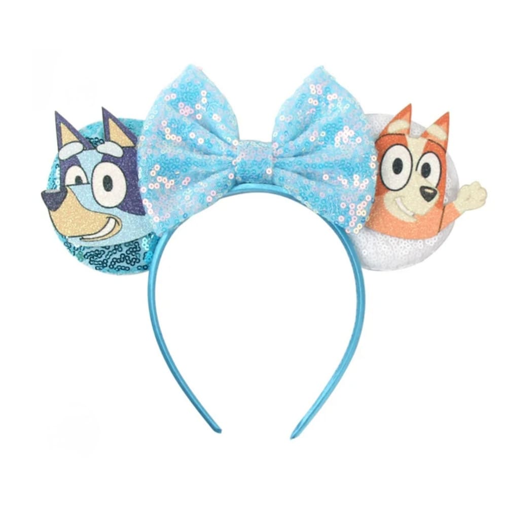 Bluey And Bingo Themed Headband-1 Piece 1 Buey and Bingo Themed Headband