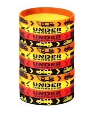 Construction Party Favors Silicone Wristbands