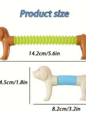 Cute Dog Party Favors Stretchy Toys Dimensions