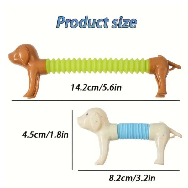 Cute Dog Party Favors Stretchy Toys Dimensions
