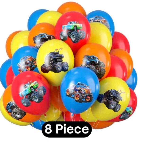 Monster Truck Latex Balloons