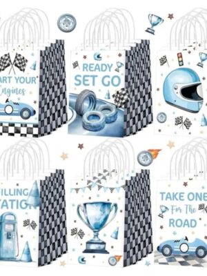 Party Favor Bags With Handle Racing Themed Party Supplies