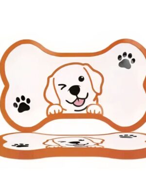Paw Party Bone Shaped Paper Plate