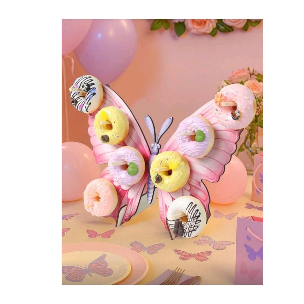 Butterfly Donut Display Stand 1 Butterfly Party Donut Stand