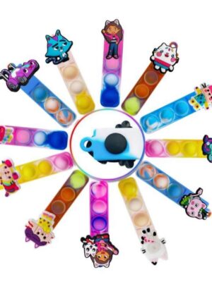 Gabby Party Favors Pop Fidget Keyrings