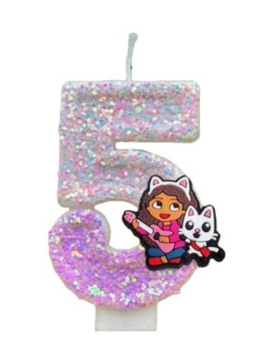 Gabby Themed Birtday Candle Number Four