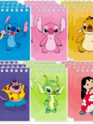Party Favors Mini Notebooks Stitch Themed