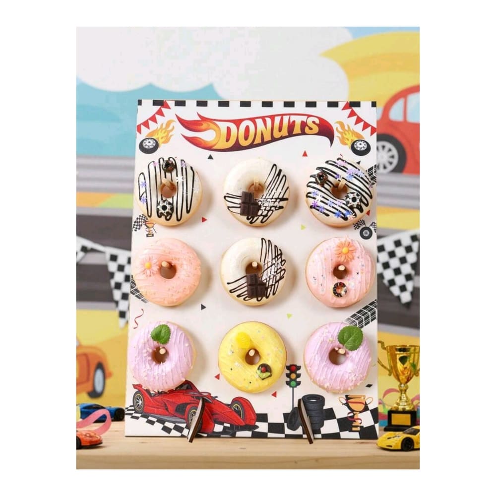 Race Car Donut Display Stand 1 Race Car Party Donut Stand
