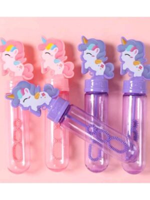 Unicorn Party Bubble Tubes Empty No Liquid