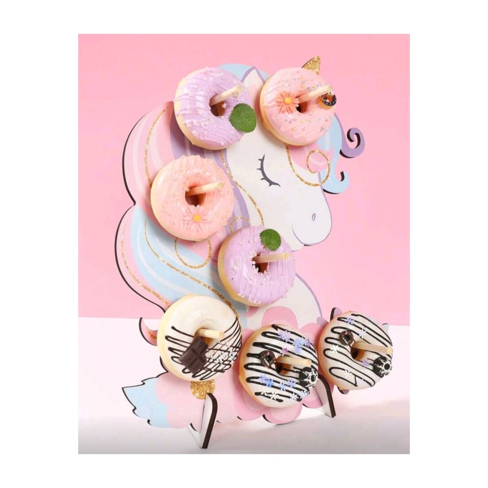 Unicorn Donut Display Stand 1 Unicorn Party Donut Stand
