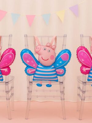 Peppa Pig Wing Balloons Chair Decorations (1)