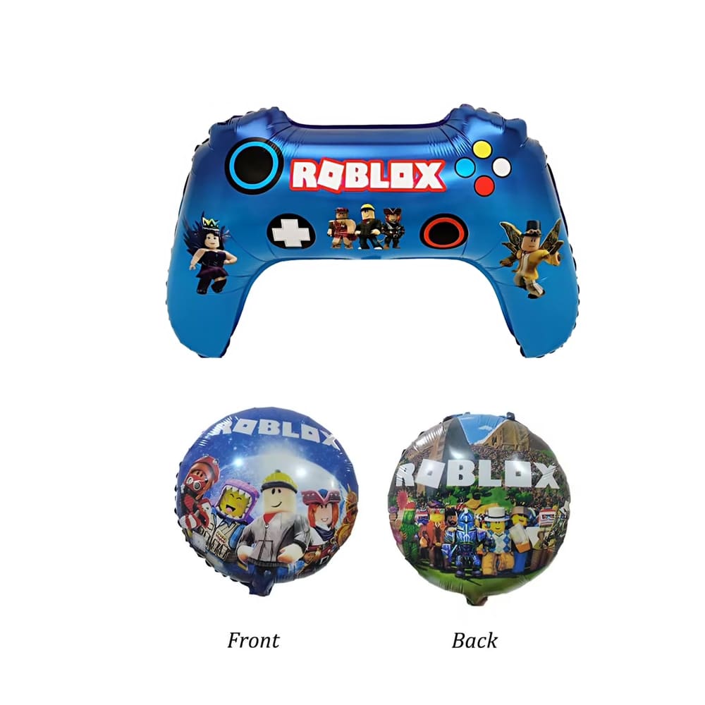Roblox Themed Foil Balloon Set-3 Piece 1 Roblox Themed Foil Balloons 3 Piece