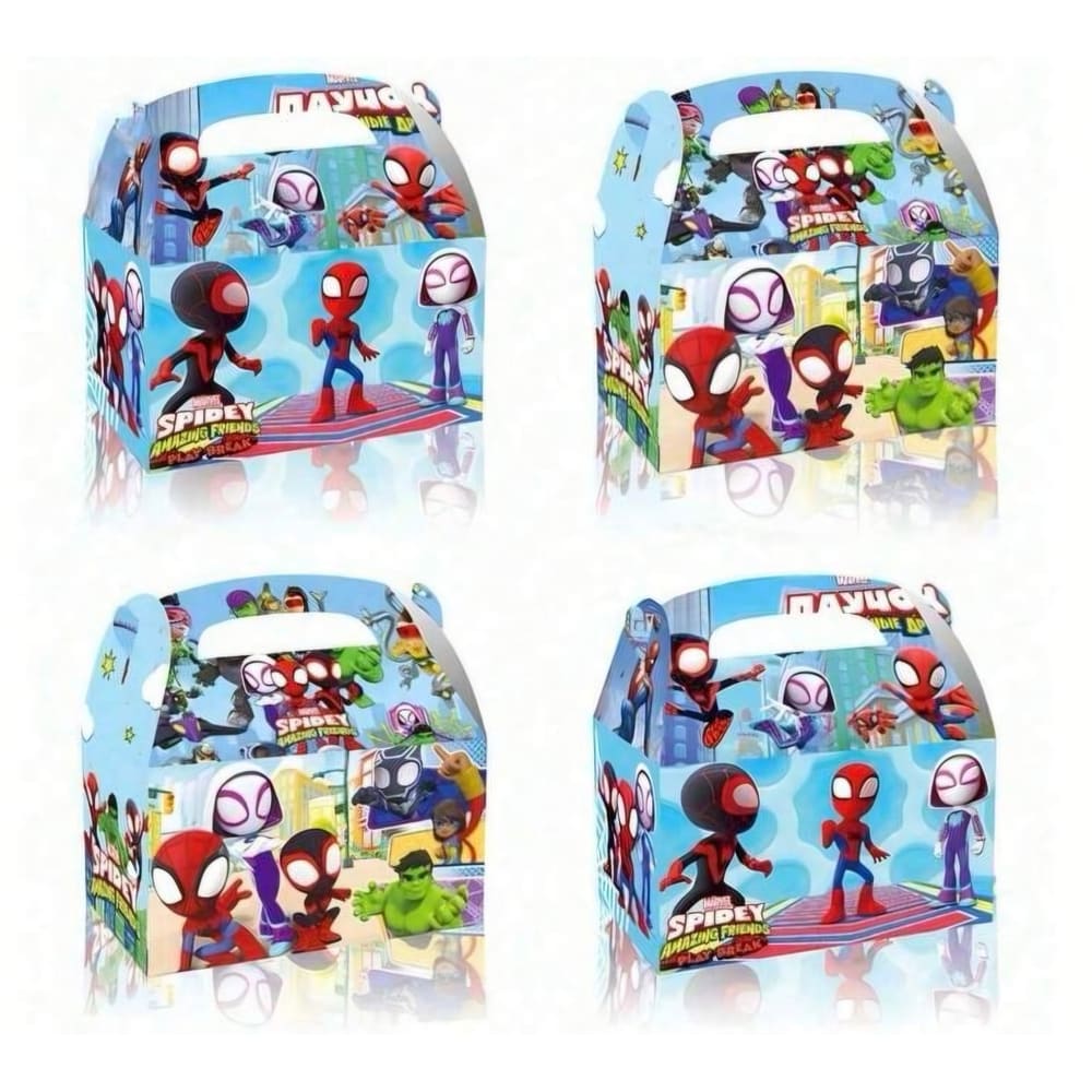 Superhero Friends Party Favor Boxes-12 Piece 2 Superhero Friends Party Favor Boxes 12 Piece (2) (1)