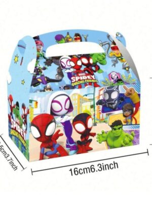 Superhero Friends Party Favor Boxes 12 Piece