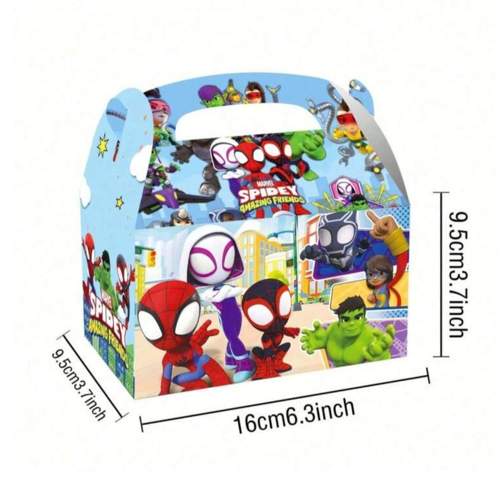 Superhero Friends Party Favor Boxes-12 Piece 1 Superhero Friends Party Favor Boxes 12 Piece
