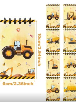 Pretty Party Shop 9 Construction Party Favors Mini Notebooks