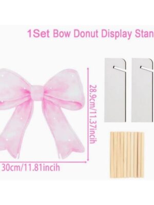 Pretty Party Shop 14 Pink Bow Donut Stand