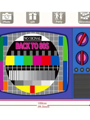 Back To The Eighties Backdrop