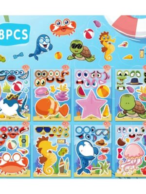 Under The Party Favors Activity Sheet Stickers Eight Sheets