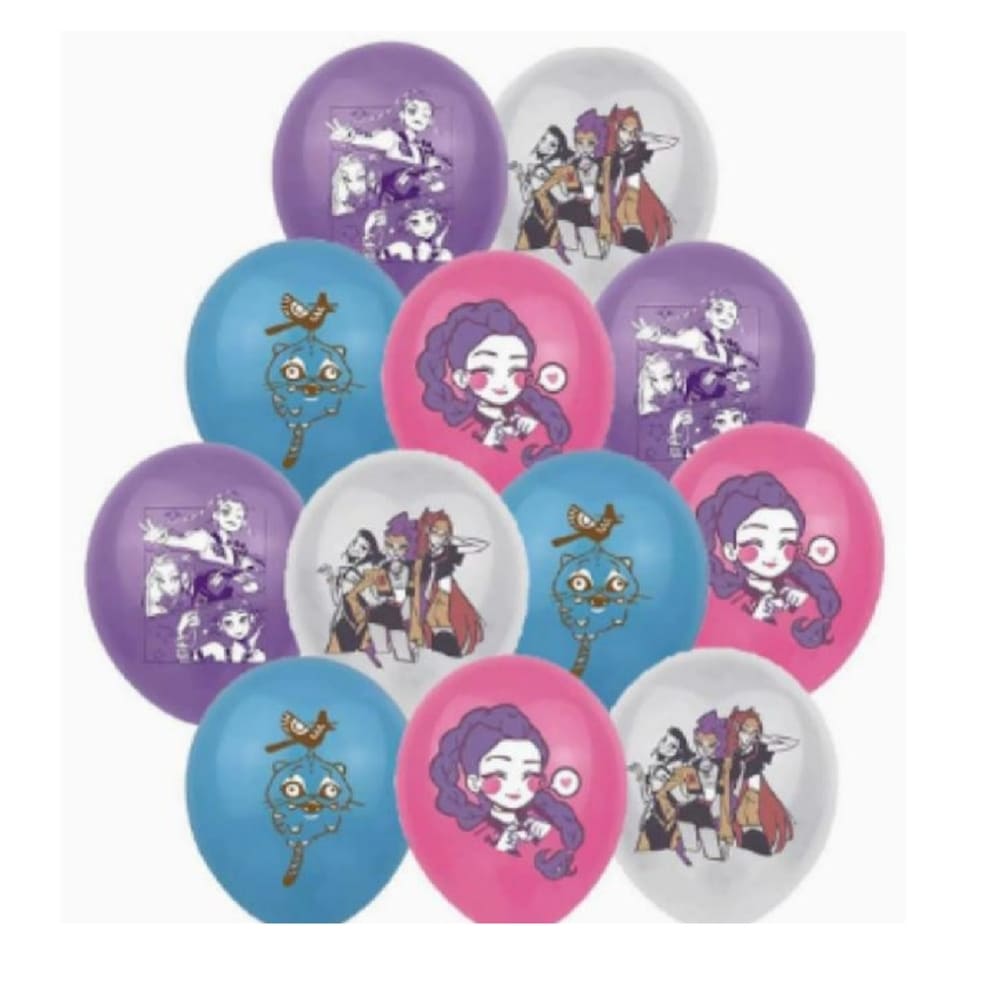 K-Pop Themed Latex Balloons-8 Piece 1 Kpop Latex Balloons