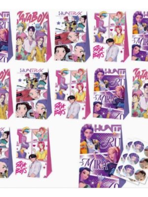 Kpop Themed Party Favor Bags With Stickers