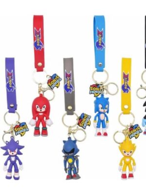 Pretty Party Shop 5 Sonic Themed Keyrings