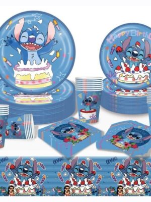 Stitch Themed Disposable Table Ware Set
