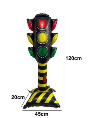 Pretty Party Shop 11 Traffic Light Standing Foil Balloon