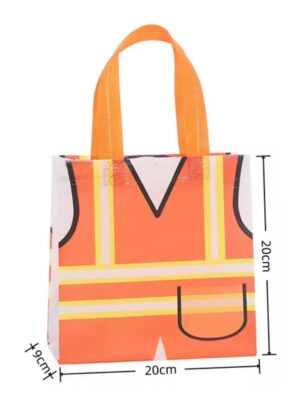 Contruction Worker Party Favor Tote Bags