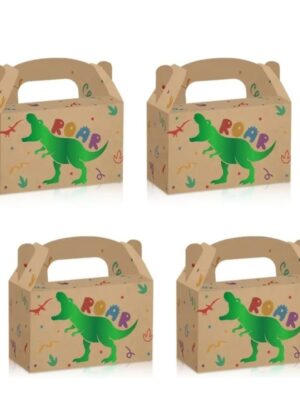 Dinosaur Party Favor Boxes Roar Design