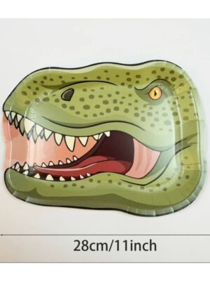 Dinosaur Shaped Paper Plates Dimensions