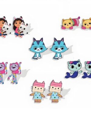Gabby Stud Earings Party Assesories 6 Assorted Designs