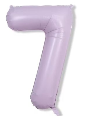 Lilac Number 7 Large Foil Balloon