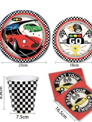 Race Car Start Your Engines Table Ware Set