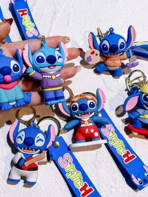 Stitch Themed Keyrings