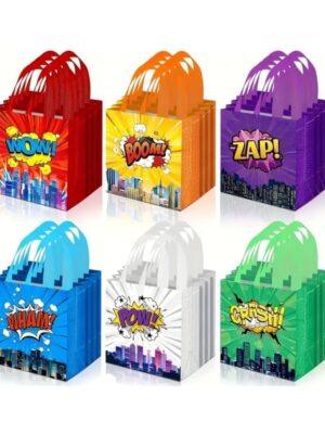 Superhero Themed Tote Bags
