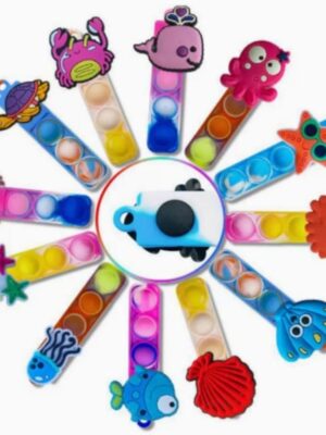 Under The Sea Party Favors Pop Fidget Keyrings