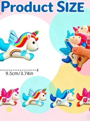 Unicorn Party Favors Squishy Toys Random Designs Dimensions