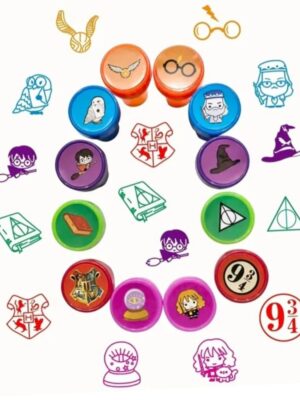 Wizard Themed Party Favors Ink Stamps Assorted Designs