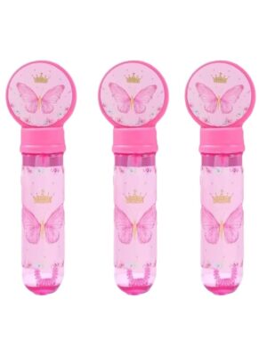 Butterfly Party Favors Bubble Wands No Liquid Pink Design