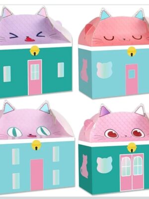 Cat Party Favor Boxes