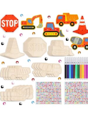 Construction Party Favors Diy Acitivy Set