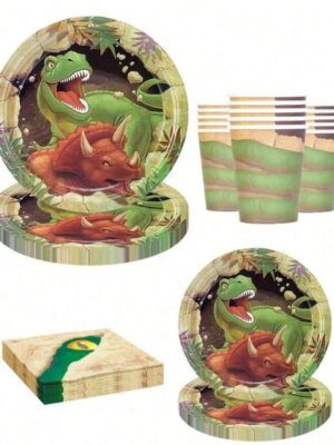 Dinosaur Prehistoric Tableware Set