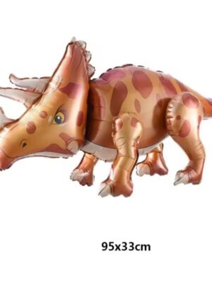 Dinosaur Standing Foil Balloon Triceratops