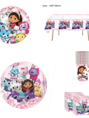Gabby Dollhouse Themed Tableware Set