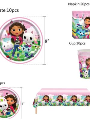Gabbys Themed Tableware Set