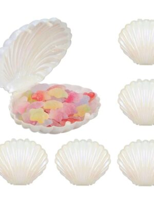 Shell Shaped Candy Holders Mermaid Ocean Themed Party Favors Decorations